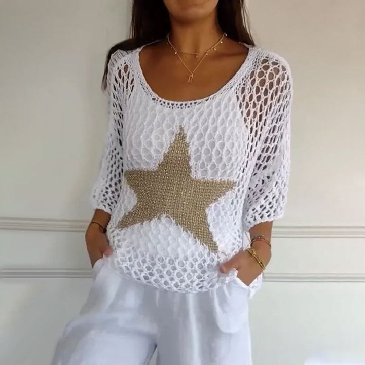 Jiah™ - Starry Knit Top